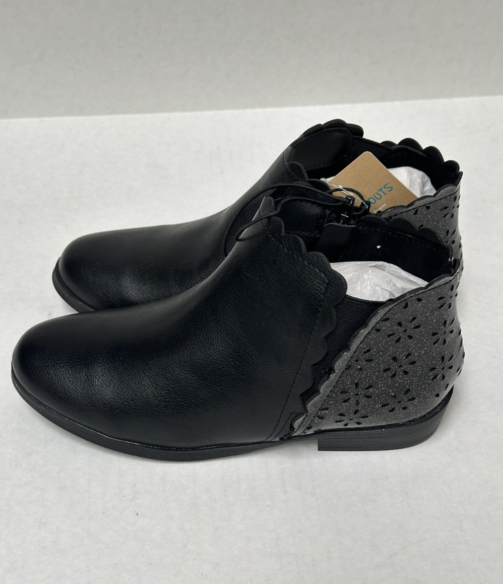 Thereabouts Kids Girls Chessi Chelsea Booties Pima Black Size 5